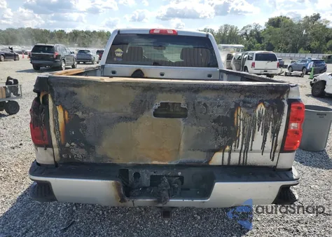 2017 Chevrolet Silverado C1500 Custom из США, поврежденный, VIN 1GCRCPEH1HZ359192